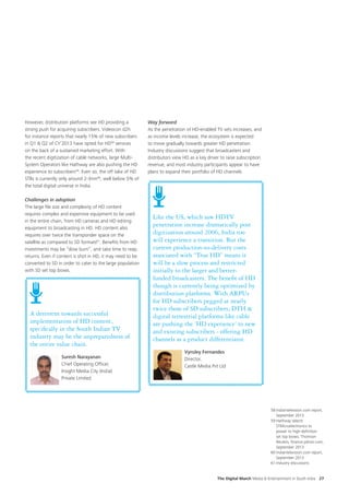 FICCI- Deloitte report - ‘Media & Entertainment in South India - the ...