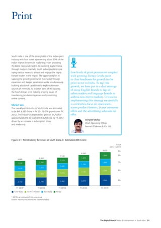 FICCI- Deloitte report - ‘Media & Entertainment in South India - the ...
