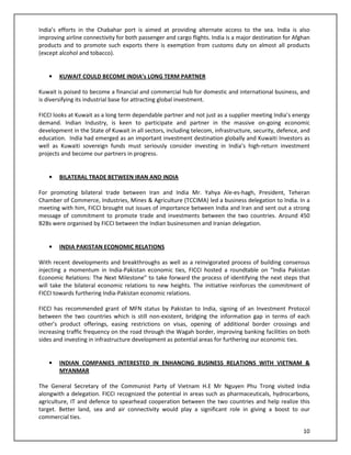 From the desk of Dr Didar Singh, Secretary Genera, FICCI