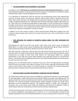 From the desk of Dr Didar Singh, Secretary Genera, FICCI