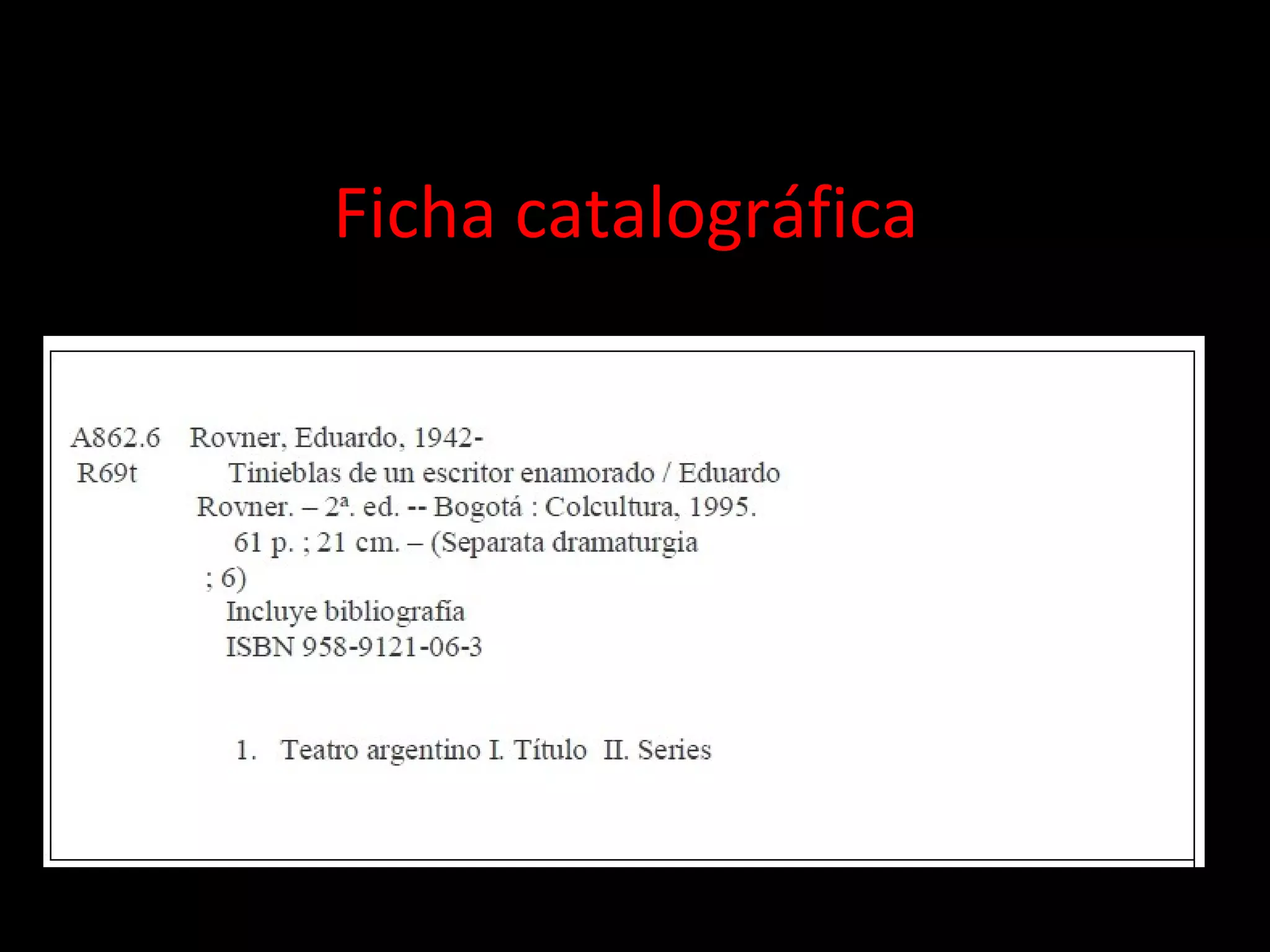 Ficha catalográfica