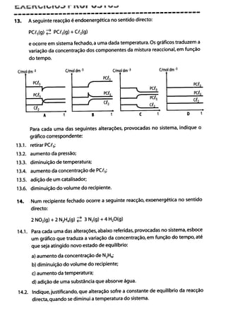 Ficha equilibrio quimico