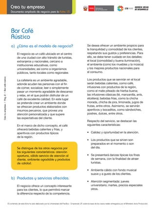 plan de negocios para un café-bar | PDF
