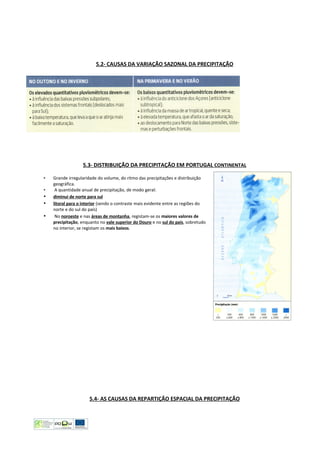 Ficha Informativa  - Clima De Portugal
