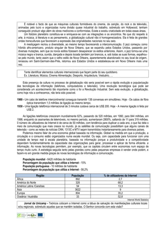 Ficha Informativa   GlobalizaçãO 2