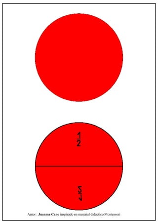 Autor : Juanma Cano inspirado en material didáctico Montessori