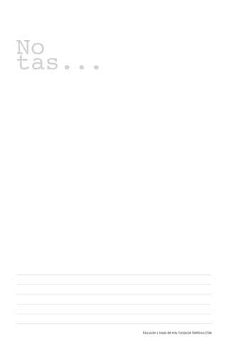 Educación a través del Arte, Fundación Telefónica Chile
 