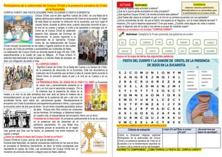 FICHA 1 Corpus Christi y la presencia sanadora de Cristo en la