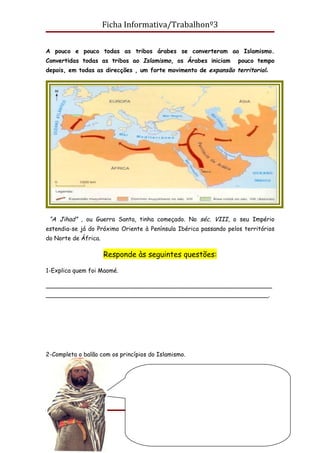 Ficha 3  islamismo
