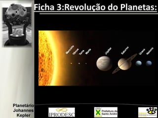 Ficha 3:Revolução do Planetas:
 