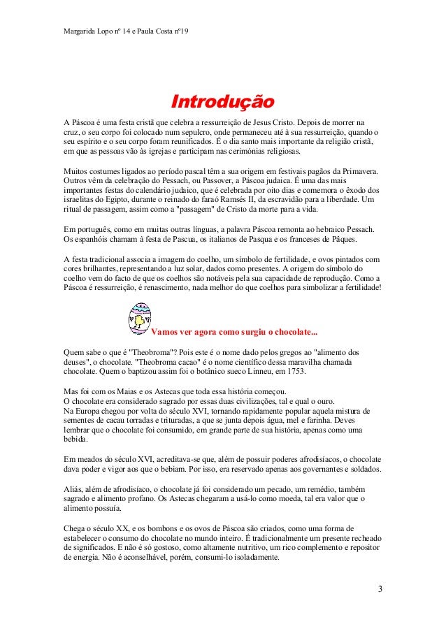 Ficha 4 O Significado Da Pascoa