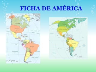 FICHA DE AMÉRICA 