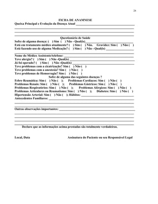 Anamnese 1 PDF, PDF, Leite