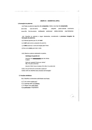 Ficha de avaliação   outubro