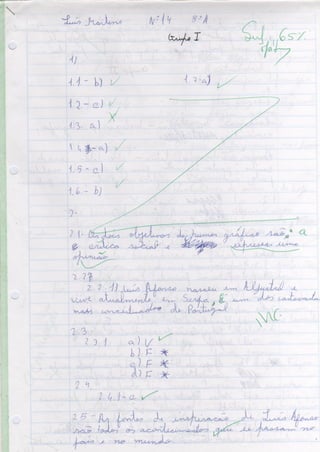 Ficha de avaliação   outubro