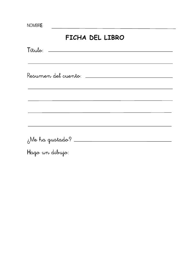 Ficha de cuentos Ficha de cuentos