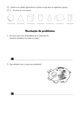 Ficha de matemática maio