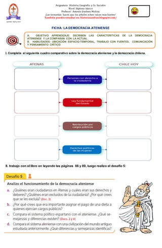 Asignatura: Historia, Geografía y Cs. Sociales
Nivel: Séptimo básico
Profesor: Antonio Jiménez Molina.
¡Las tormentas hace...