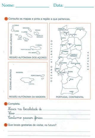 Nome: ________________ Data: ______________
 