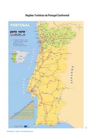 mapa turístico Portugal - Escola Educação  Portugal turismo, Mapa turístico,  Mapa turistico de portugal