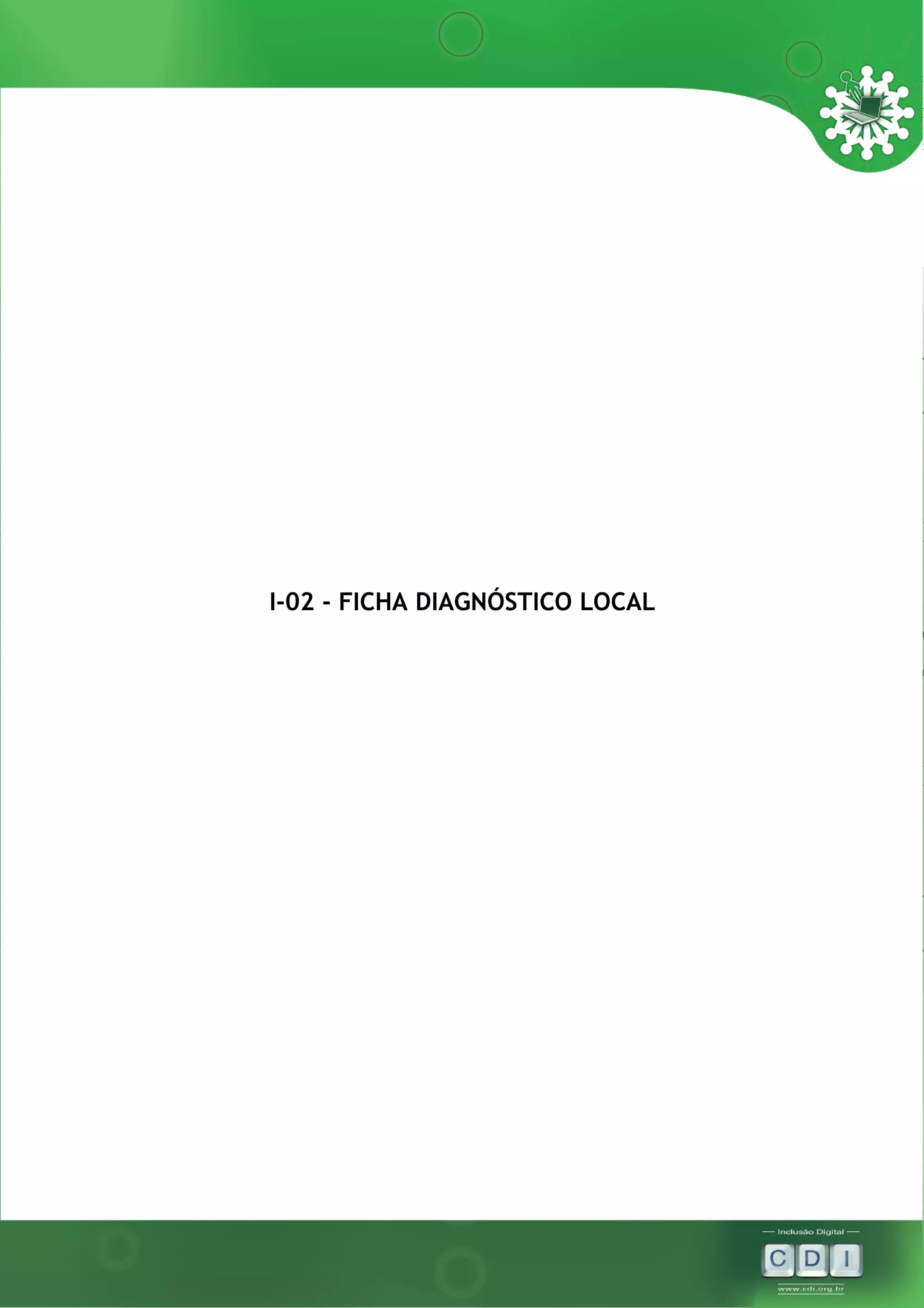 Ficha Diagnóstica Local