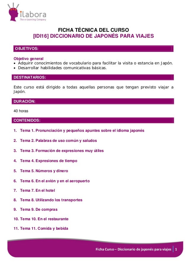 Curso japones online