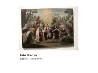 Ficha didáctica Subtema por Clase (50 min) 