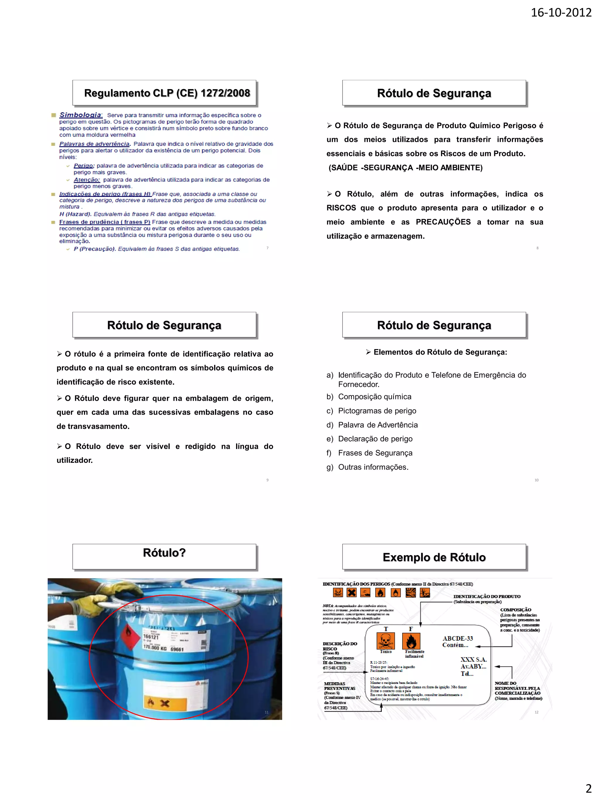 Ficha e rotulo | PDF
