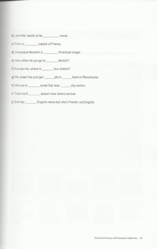 Ficha inglês 6º Ano - revisoes