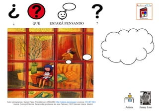 Autor pictogramas: Sergio Palao Procedencia: ARASAAC http://catedu.es/arasaac/ Licencia: CC (BY-NC)
Autora: Carmen Piédrol...