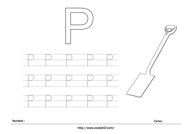 Featured image of post Fichas Letra P Mayuscula