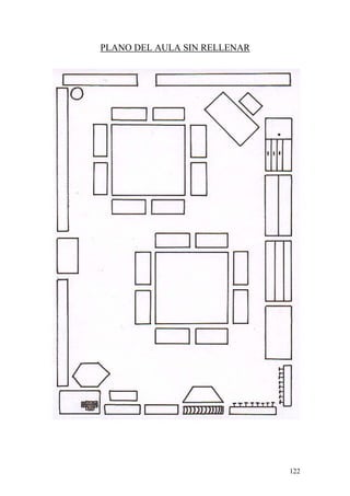 122
PLANO DEL AULA SIN RELLENAR