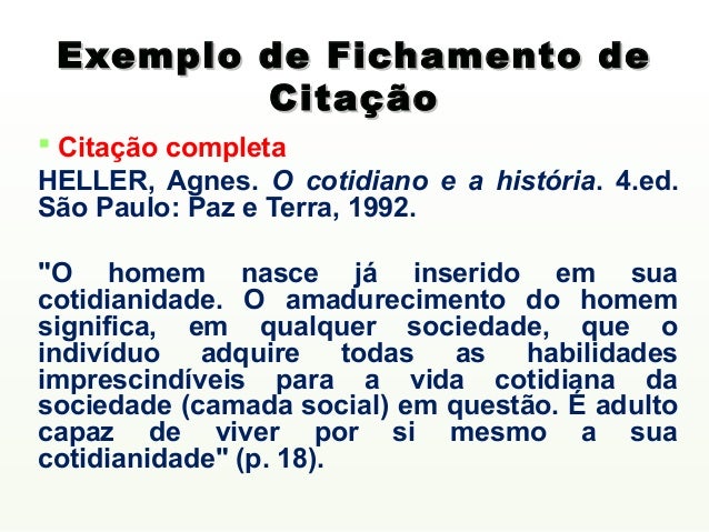 Fichamento passo a passo como fazer Fichamento passo a passo como fazer