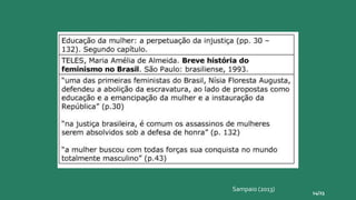 Sampaio (2013) 14/23
 