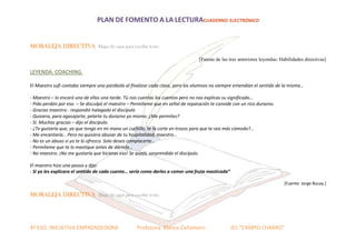 Ficha plan fomento a la lectura