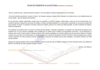 Ficha plan fomento a la lectura