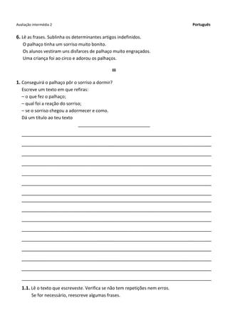 Ficha português | PDF