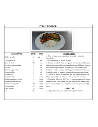 200 cc
1 und
20 gr
2 und
250 cc
SALSA MORNAY
2- Colocamos en un sarten a fuego bajo la bechamel
1- Mise en place: lavar y desinfectar la mesada y alistar los
ingredientes.
3- Mezclamos en un bol la crema de leche con la yema de huevo
4- Agregamos esta mezcla a la bechamel y batimos para incorporar
Crema de leche
   