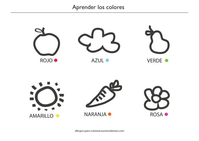 Fichas Aprender Los Colores