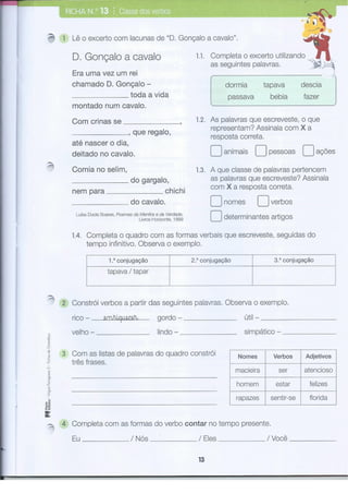 Fichas de-gramatica-3º-ano