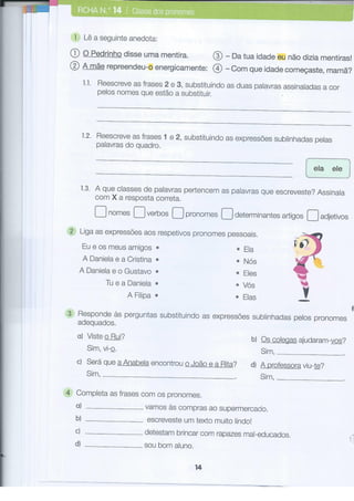 Fichas de-gramatica-3º-ano