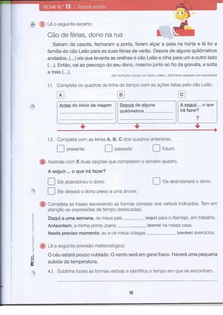 Fichas de-gramatica-3º-ano