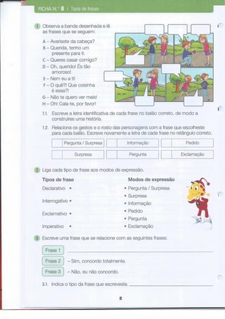 Fichas de-gramatica-3º-ano