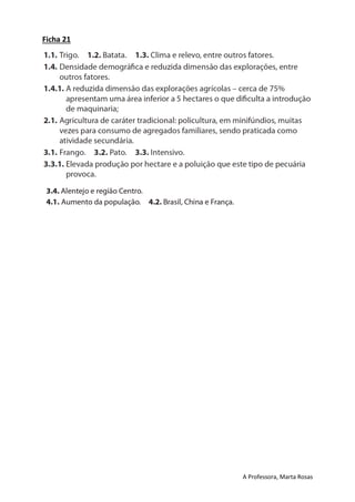 A Professora, Marta Rosas
Ficha 21