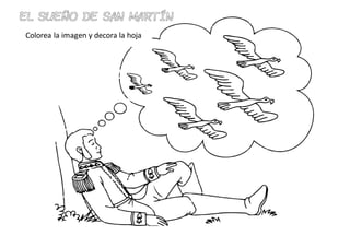 Colorea la imagen y decora la hoja
 