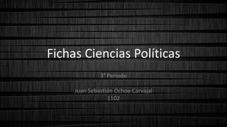 Fichas Ciencias Políticas
3° Periodo
Juan Sebastián Ochoa Carvajal
1102
 