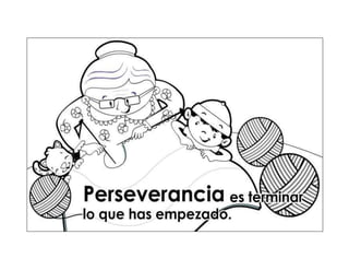 Fichas colorear valores