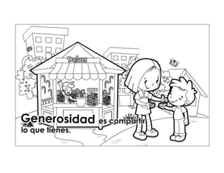 Fichas colorear valores