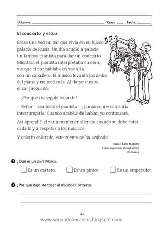 21 
www.segundodecarlos.blogspot.com 
 