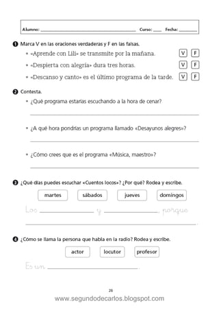 26 
www.segundodecarlos.blogspot.com 
